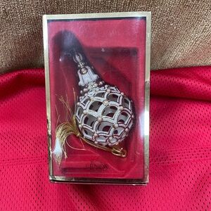 Lenox Florentine Spire gold, silver & cream Christmas ornament